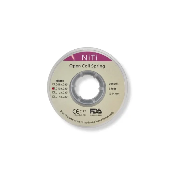 Resorte de niti abierto