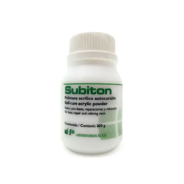 Acrilico cristal polvo subiton 200gr