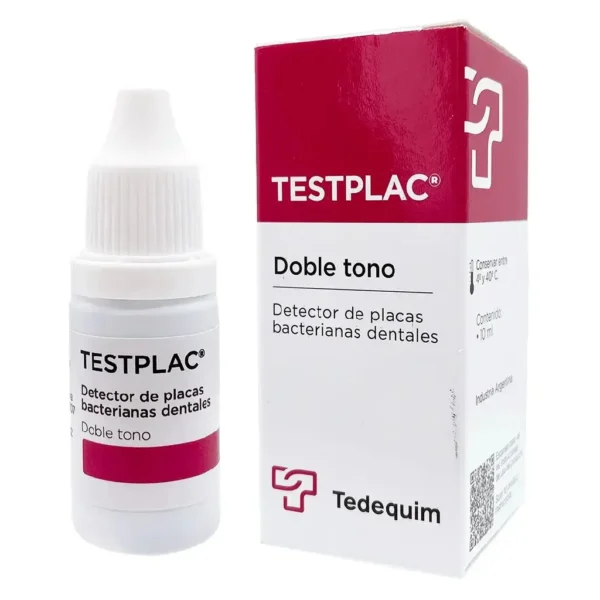 Testplac detector de placas bacterianas doble tono Tedequim Testplac detector de placas bacterianas doble tono Tedequim