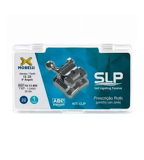 Brackets metálicos de autoligado pasivo SLP Brackets metálicos de autoligado pasivo SLP