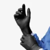 Guantes de nitrilo negro