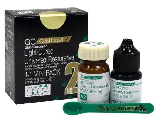 Ionómero tipo 2LC para restaurar 6c Gold Label