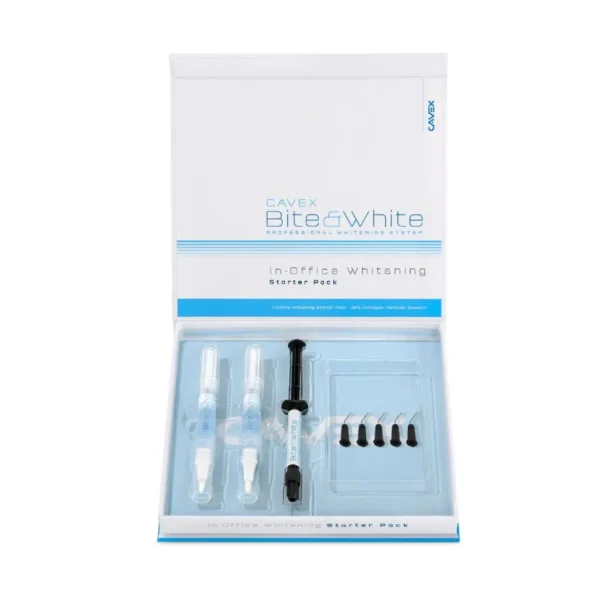 Blanqueamiento CAVEX Bite&White STARTER PACK 2 pen + 1 barrera gingival HPS 25%