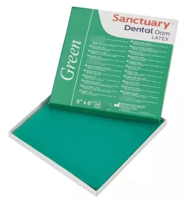 goma dique 6x6 2 Goma dique sanctuary verde 6x6 x 36 unidades
