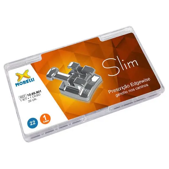 Bracket Edgewiesse metalico con gancho slot .022 Slim Morelli
